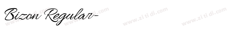 Bizon Regular字体转换 Bizon Regular字体转换